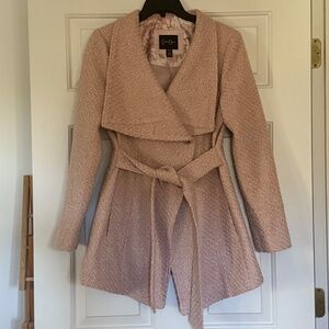 Jessica Simpson Light Pink Belted Jacket. Size Small. Worn Once